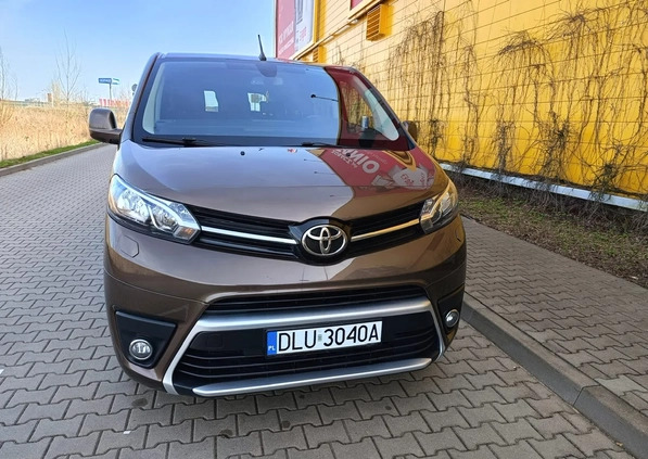 Toyota Proace Verso cena 112113 przebieg: 92500, rok produkcji 2021 z Warszawa małe 67